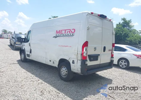 2021 Ram Promaster 2500 High Roof 159 Wb из США, поврежденный, VIN 3C6LRVDGXME544033